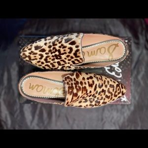 Sam Edelman leopard mules